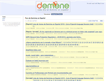 Tablet Screenshot of demene.com